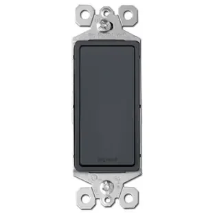 Graphite 3-Way Decor Rocker Light Switch