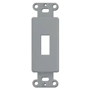 Gray Decor to Toggle Switchplate Insert