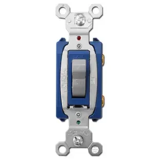 Gray Toggle Switches 15A Single Pole