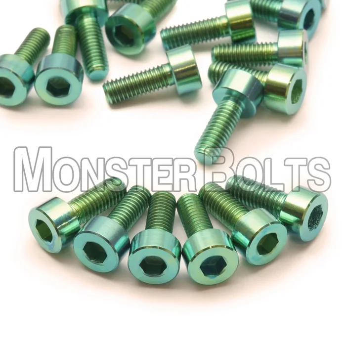 Green Anodized Titanium, Guitar Saddle Intonation Screws – Floyd Rose Tremolo