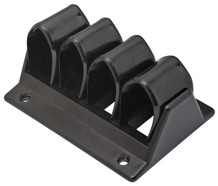 Hafele Black Plastic Cable Grip for Architectural Hardware