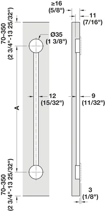 Hafele Door Straightening Fitting – Precision Architectural Hardware