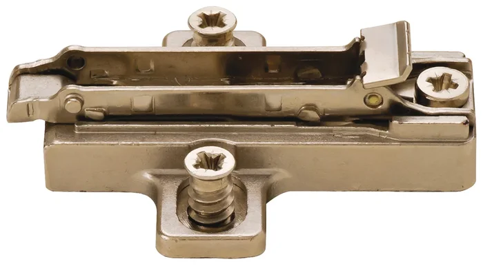 Hafele Salice Mounting Plate with Pre-Installed Euro Screws