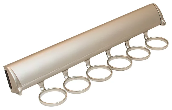 Hafele Scarf Rack – TAG Synergy Elite Collection, 6 Hook, 13-7/8 Inch