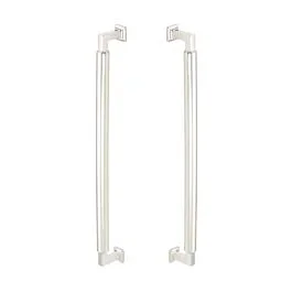 Haniburton 15″ (381mm) Center to Center,16″ (406mm) Length, Back to Back Polished Nickel Appliance Pull/ Handle