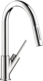 Hansgrohe AXOR Starck Prep Kitchen Faucet 2-Spray Pull-Down, 1.75 GPM in Chrome