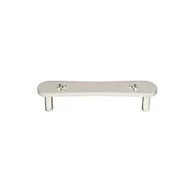 Hapny Home Horizon 4″ (102mm) Center to Center, 4-17/32″ (115mm) Overall Length, Polished Nickel Cabinet Pull / Handle