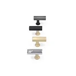 Hapny Home Mod Cabinet Hardware T-Knob, 1-3/4″ (44mm) Overall Length