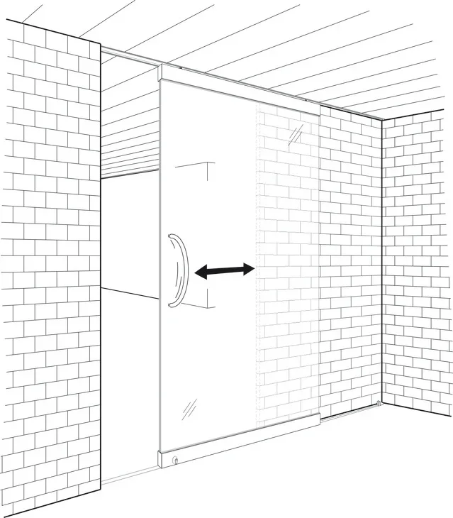 HAWA Junior 160/G Sliding Door Fitting by Hafele