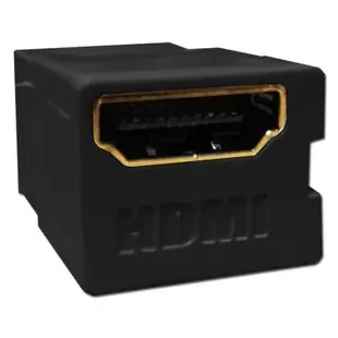 HDMI Feed Through Quick Port Jack Leviton – Black