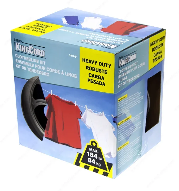 Heavy Duty Clothesline Kit by Richelieu – Durable and Reliable Solution for Drying Clothes