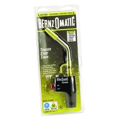 High Heat Torch, 1.25 L, 3 in W, Cast Aluminum