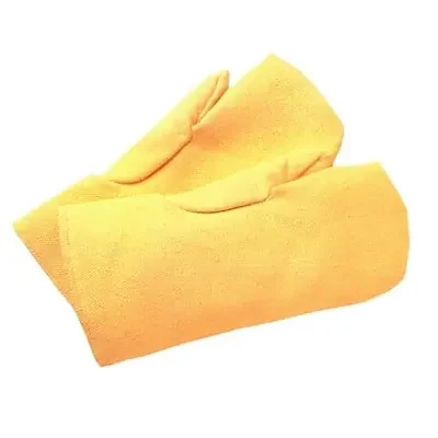 High Heat Wool-Lined Kevlar Mittens, Yellow, Large