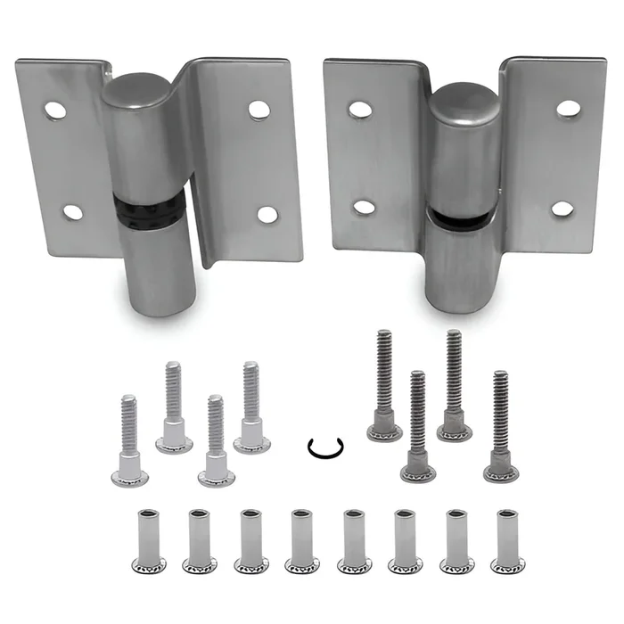 Hinge – Surface Mounted (RH-In/LH-Out) .125″ S/S by Jacknob