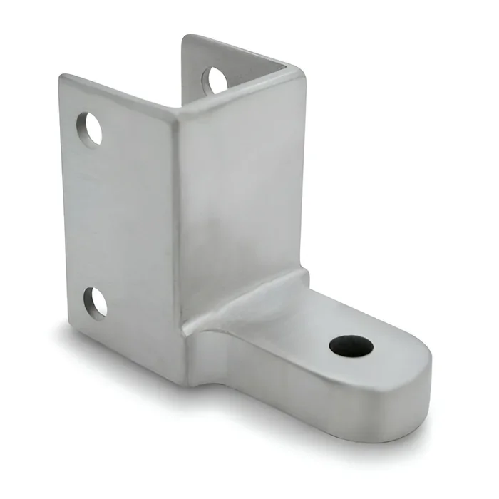 Hinge Bracket Bottom Stainless by Jacknob – Durable Toilet Partition Hardware
