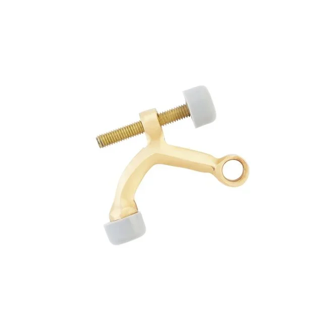 Hinge Pivot Stop Satin Brass Finish by Emtek – Premium Door Accessory