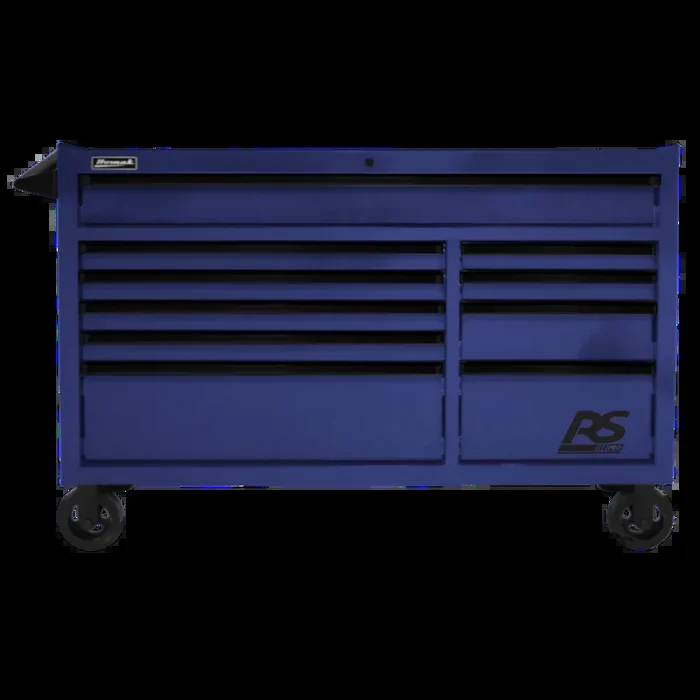 Homak Manufacturing BL04054010 54″ RS Pro 10 Drawer Rolling Cabinet – Blue
