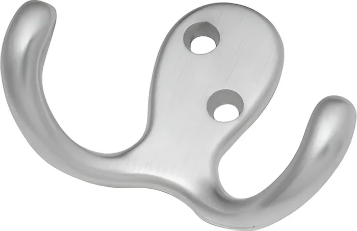 Hook Double Utility Satin Chrome DC – BELWITH Cabinet Hardware