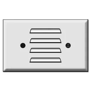 Horizontal Louver Switch Plate to Cover Light