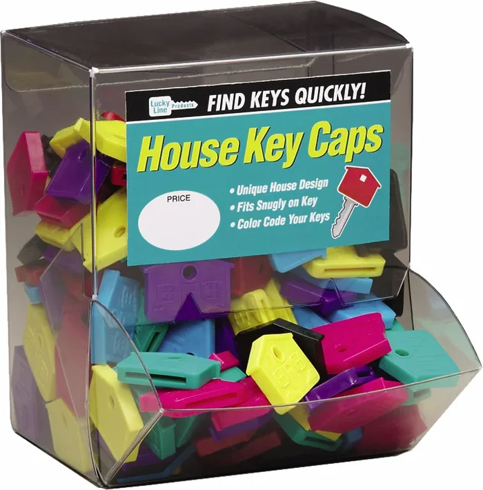 House Key Cap Assorted 200/Box – Lucky Line Products
