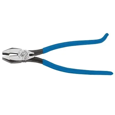 Ironworker‘s Side-Cutting Square Nose Pliers, 9.19 in OAL, Heavy-Duty Cutting Knives