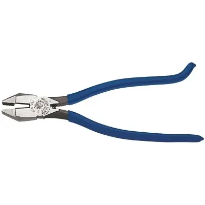 Ironworker‘s Side-Cutting Square Nose Pliers, 9.19 in OAL, High-Leverage, Heavy-Duty Knurled