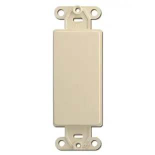 Ivory Decora to Blank Switch Plate Filler
