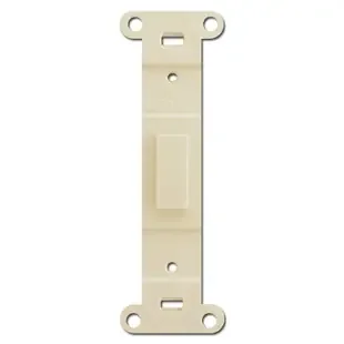 Ivory Toggle to Blank Switch Plate Inserts