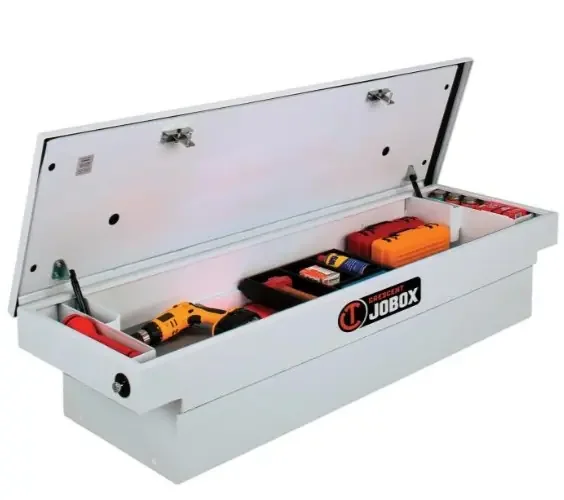 JOBOX DELTA PRO STEEL SINGLE LID DEEP FULL-SIZE CROSSOVER TRUCK BOX(BLACK)