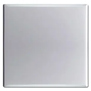 Jumbo 2 Gang All Blank No Hole Wall Plate – Polished Chrome