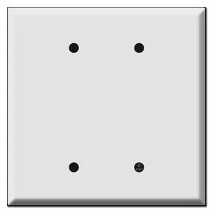Jumbo Double Blank Switch Plate Covers