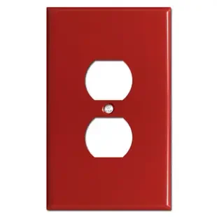 Jumbo Outlet Plates – Red