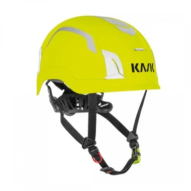 Kask Zenith X2 FR Hi-Viz Type I & Type II Class E Non-Vented Yellow Fluorescent Safety Helmet – WHE00103-221