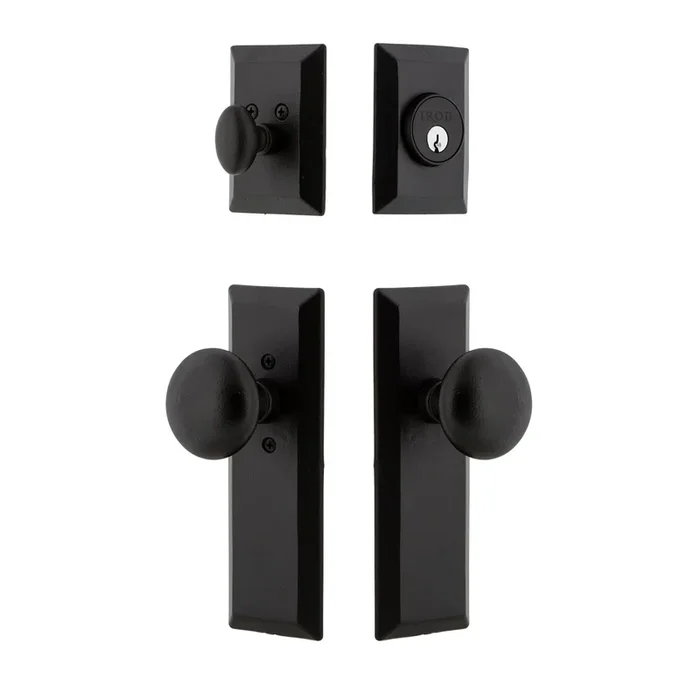 Keep Long Plate Entry Set with Keep Knob – Ageless Iron