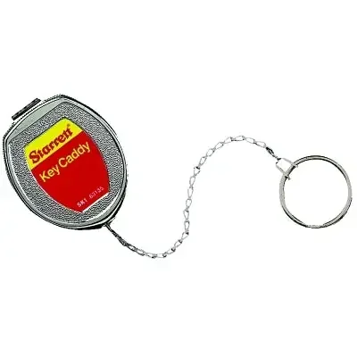 Key Caddy, Silver, Stainless Steel Chain & Key Ring, 21 in