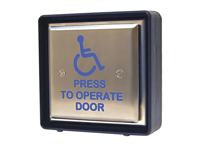KIT – ClearPath Transmitter with Stainless Steel Push Plate for Wheelchair Door Operation