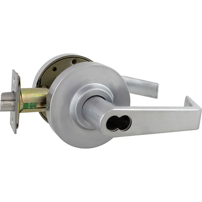 KIT – Entry Clutched Sierra Lever, SFIC Less Core, Grade 2 Satin Chrome