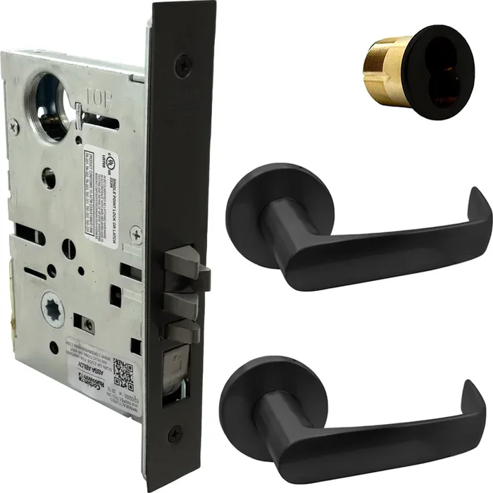 KIT – Entry or Office Mortise Lock with Toggle, Newport Lever, Corbin Russwin