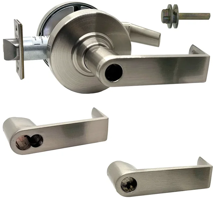 KIT – Grade 1 Classroom Cylindrical Lock – Schlage Rhodes Lever, Satin Nickel