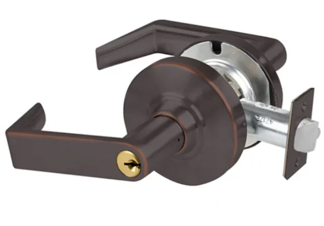 KIT – Grade 2, Classroom Rhodes Lever Lock, Schlage, Aged Bronze