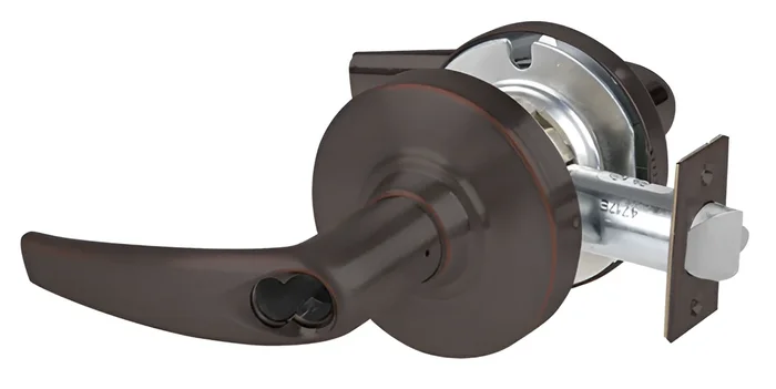 KIT – Grade 2, Office Athens Lever, SFIC Prep, Aged Bronze by Schlage Lock Company