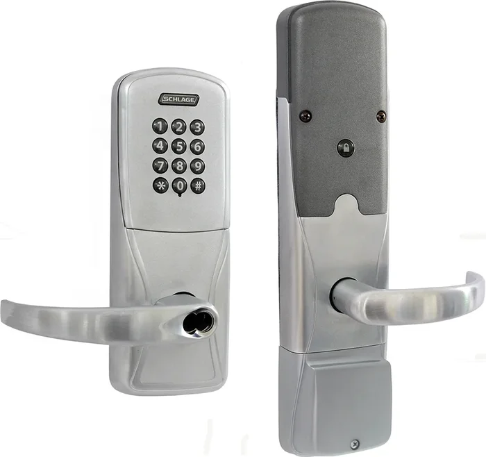 KIT – Keypad Networked Wireless Office Mortise Lock with Sparta Lever by Schlage