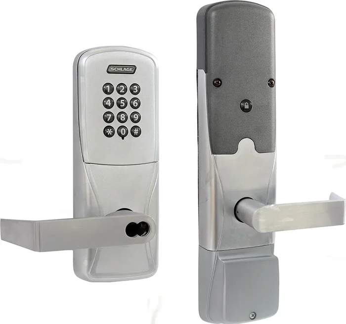 KIT – Keypad Networked Wireless Privacy Mortise Lock with Rhodes Lever by Schlage