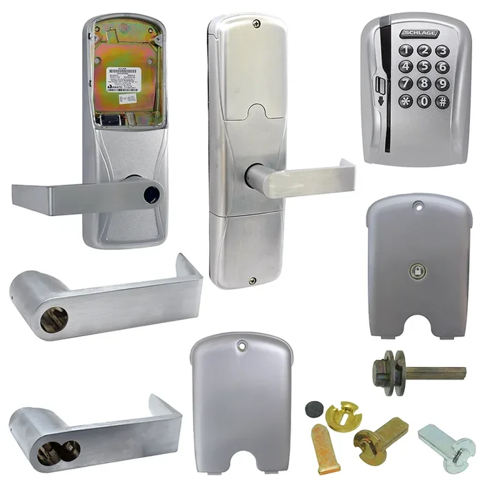 KIT – Magnetic Stripe (Swipe Card) and Keypad Network Hardwired Office Mortise Lock – Schlage