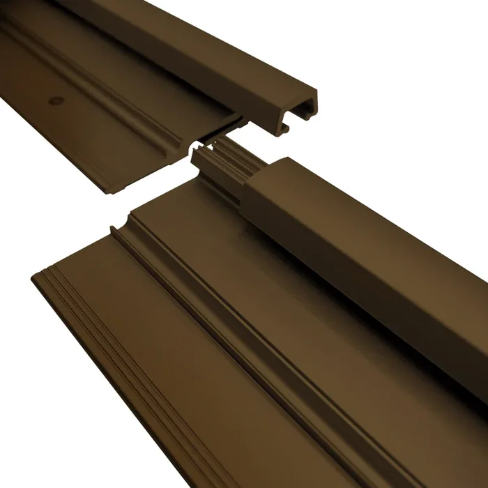 KIT – PemKonnect Modular Full Surface Heavy Duty Geared Continuous Hinge, 95in, Dark Bronze Aluminum
