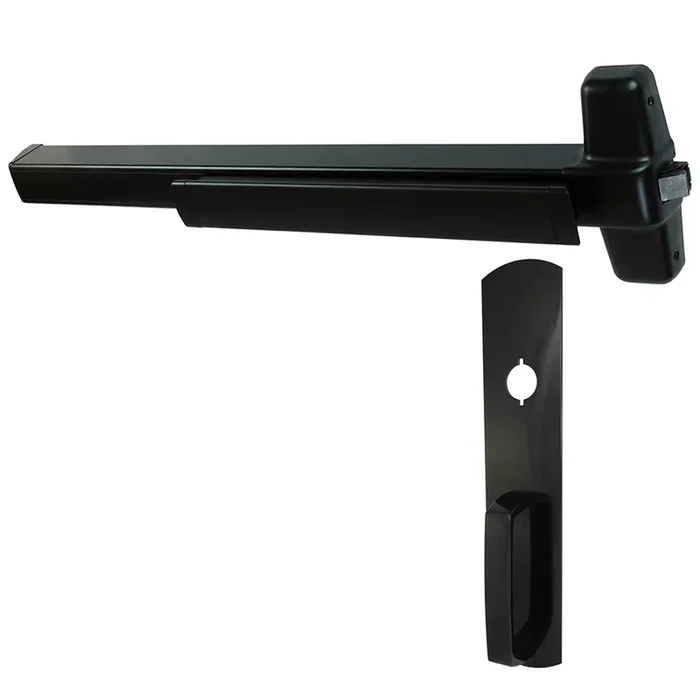 KIT – Rim Exit Device, 990NL Nightlatch Trim, 36in, Hex Dogging, Grade 1, 711/315 Flat Black by Von Duprin