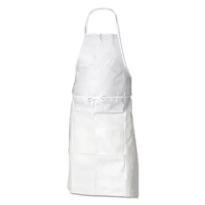 KleenGuard A20 Breathable Particle Protection Apron, 28 in X 40 in, White