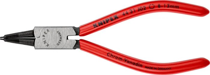 KNIPEX KNIPEX 44 31 J02 Circlip Pliers for internal circlips in bore holes 45° bent plastic coated black atramentized 140 mm