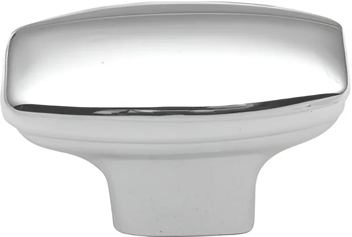 Knob 1-1/2″ Rectangle Chrome by BELWITH | Premium Cabinet Hardware