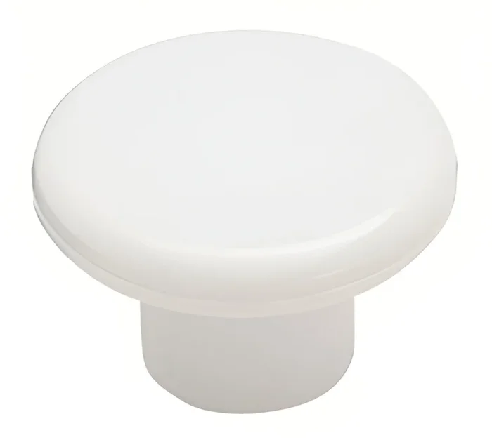 Knob 1-1/4″ Allison Plastic White – AMEROCK Cabinet Hardware
